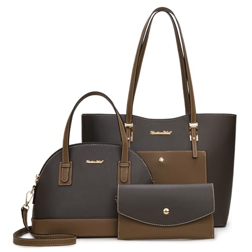 Image of Montana West 3PCS Purses for Women Tote Bag and Wallet Set Shoulder Satchel Handbags