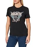 LDS KNT S/S REG TEE Only Onllucy Life Reg/S Tour Top Box Jrs Camiseta, Negro, M para Mujer