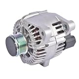 Alternator 110A 12V CW 6-Groove Clutch Pulley Replacement for Hyundai Santa Fe Sonata Kia Optima