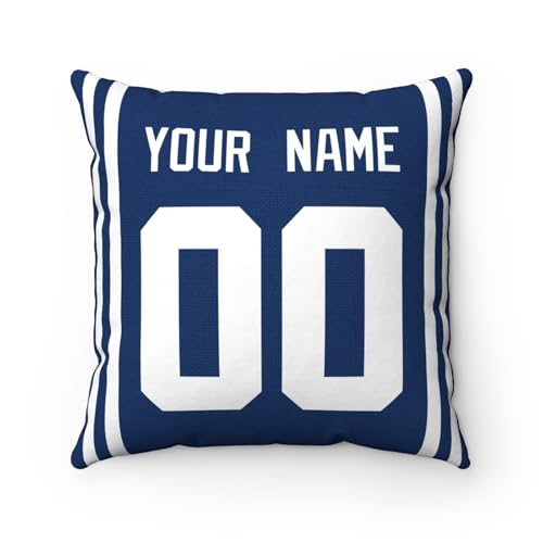 Image of ANTKING Throw Pillow 2 Pack Custom Any Name and Number Personalized Gift for Men Women Boys