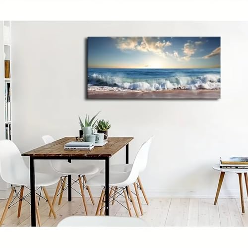 Image murale grand format plage et vagues de l'océan pour évader votre esprit - 5