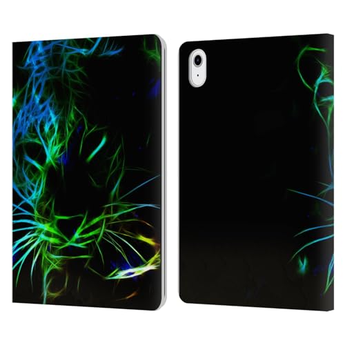 Carcasa piel sintética iPad Air 2020 diseño Simone Gatterwe animales neón 1