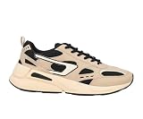 Las zapatillas Diesel S-SERENDIPITY SPORT combinan un diseño deportivo con un estilo moderno y ofrecen la máxima comodidad para el día a día y el tiempo libre. El llamativo diseño bicolor en el color Dark Orzo/Black proporciona un aspecto dinámico y hace que el zapato sea un verdadero punto de atracción. Fabricadas en material sintético de alta calidad en combinación con un innovador tejido de alta tecnología, las zapatillas Low convencen por su acabado ligero y al mismo tiempo resistente.