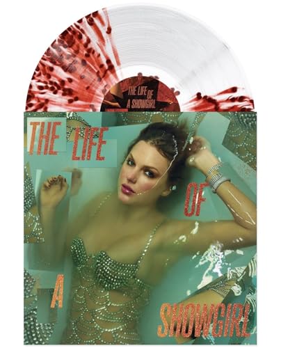 Album Art for Taylor Swift The Life of a Showgirl: Honestly Wild Transparent Vinyl by Taylor Swift