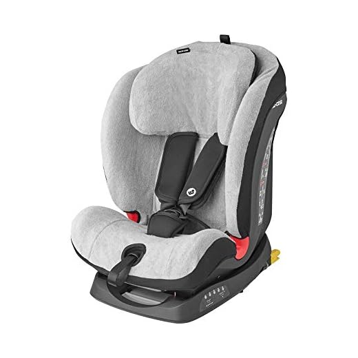 Maxi-Cosi Sommarklädsel, passar för titan/titan plus barnstol, bilsätesöverdrag för de varma sommardagarna, Fresh Grey, grå