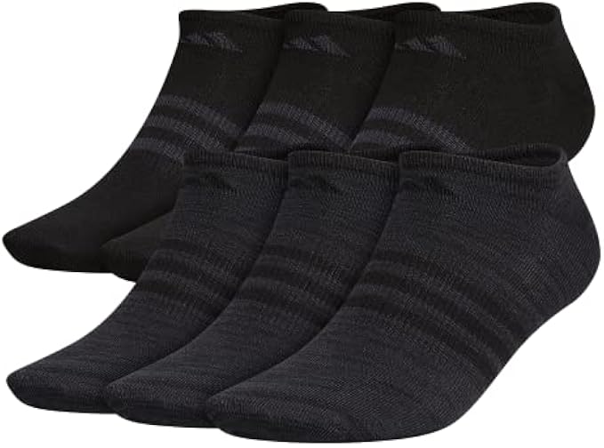 adidas Men's Superlite No Show Socks (6-Pair)