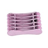 MOTHNUR 5grid Nail Art Brush Storage Holder Electroplated Pen Stand for Nail Art Pens Uv Gel Tools for Salons and Use
