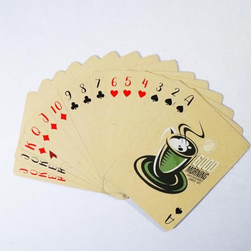 Naipes Poker Retro Black Lotus Coffee 54 Cartas miniatura 3