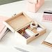 Juvale Wood Boxes for Crafts - 5.9 x 3.9 x 1.97 In, 6-Pack Brown Paulownia Wood - Paintable & Engravable Boxes to Decorate & Jewelry Storage
