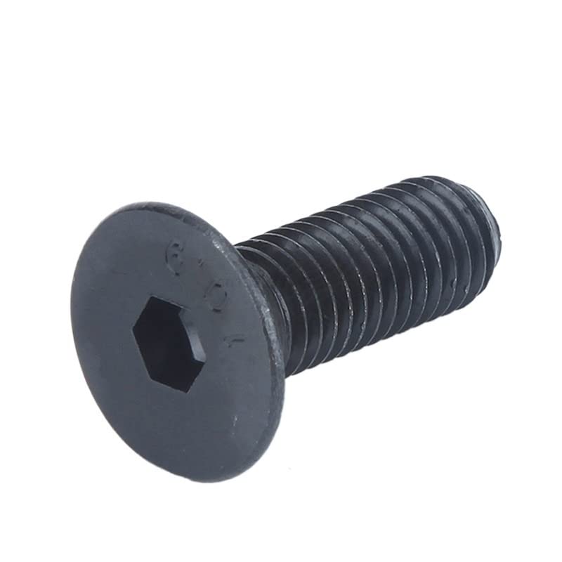 Viti a Bussola Lunga Viti a brugola Lunga, 20 Pezzi M5 M6 M8 Lunghezza 6-87 mm esagono Incassato Testa Svasata Piatta Vite in Acciaio al Carbonio esagono Incassato bulloni Vite Macchina(50mm)