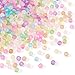 Magibeads 400Pcs 6mm Acrylic Beads Frosted Pony Bead Candy Color Small Pastel Beads Round Kandi Bead Spacers for Crafts DIY Necklace Bracelets Keychain Lanyards Jewelry Making Supplies