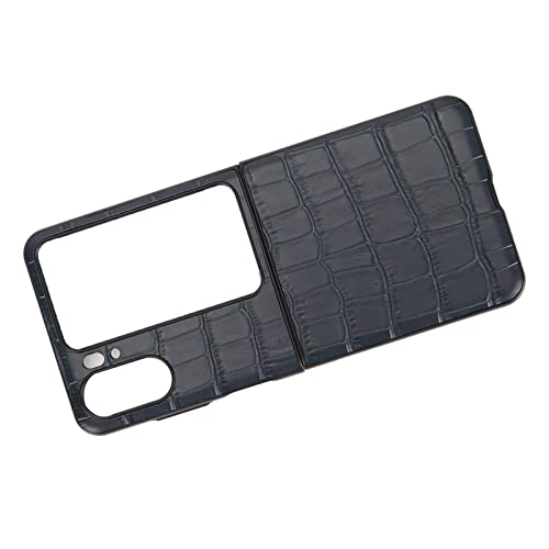 Rankomu äkta läderfodral till Oppo Find N2 Flip - Blå