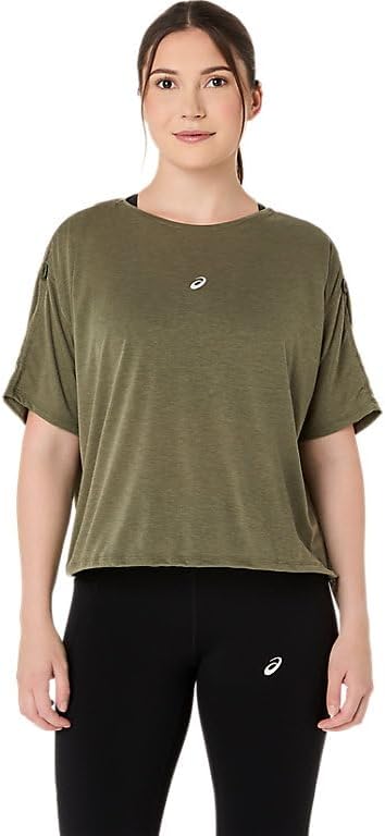 ASICS Women's NAGINO Run Adjustable Short Sleeve TOP Running Apparel