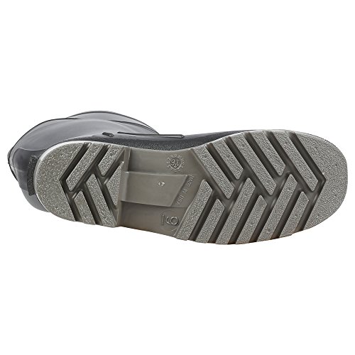 Servus Iron Duke 15" Pvc Polyblend Men's Steel Toe Work Boots, Black & Gray (18801), 10 #TOP3