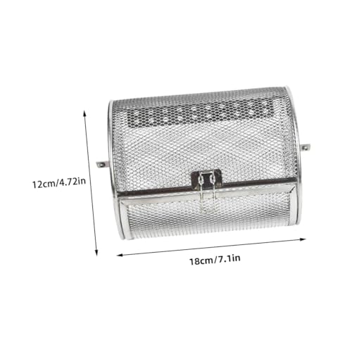 Panier à griller rotatif en acier inoxydable pour éviter les aliments brûlés - 4