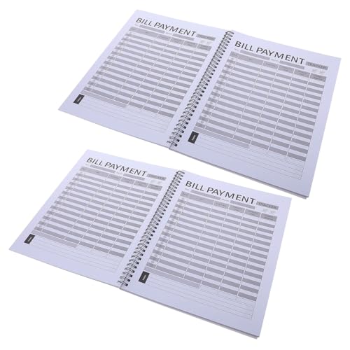 Carnet de suivi de factures mensuelles pour optimiser le budget de la maison et du bureau