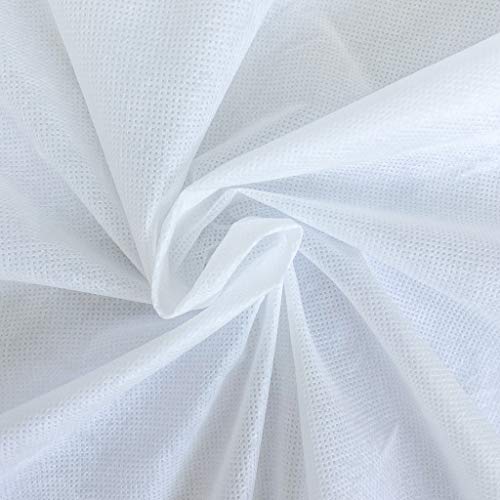 House2Home 40" X 3 Yards Nonwoven 100% Polypropylene Fabric | Non-Woven Spunbond Interfacing For Sewing And Filters, 42 Gsm (Medium Weight) #TOP2