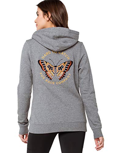 Fleece Fox Racing Flutter Pullover chaud en molleton gris chiné