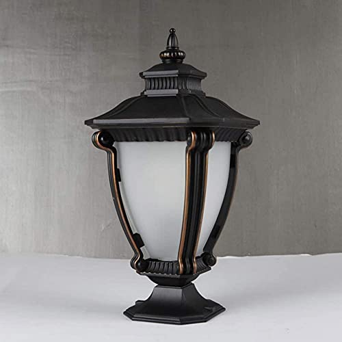 Lanterne en verre et borne lumineuse d'extérieur design E27