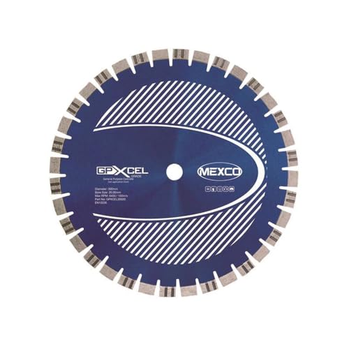 Image of Mexco Xcel Grade Diamond Concrete Saw Blade for Reinforced Concrete, 300 x 20mm