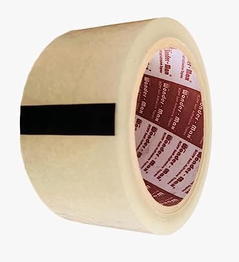 PackMax® (Pack Of-1) Transparent BOPP Self Adhesive (2 inch x 50 mtrs) Strong Adhesive Packaging Tape, 40 Microns, For Ecommerce And Multipurpose Use