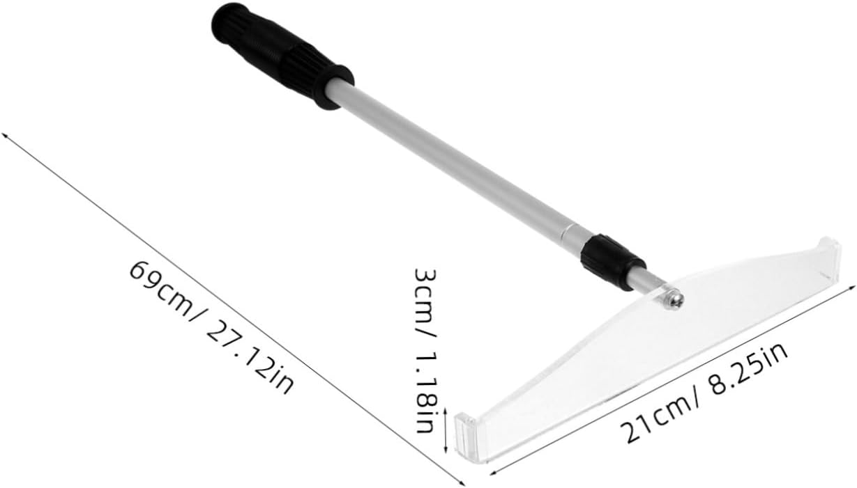 Vaguelly Telescopic Poker Chip Rake and Collector Tool for Gathering for Poker Games and Compact and Portable Design