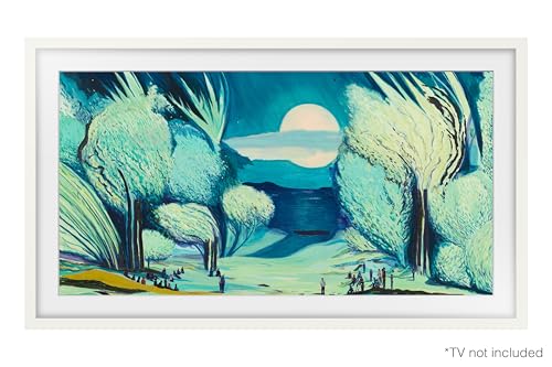 Image of Samsung 50-inch The Frame Customizable Bezel, Modern White (VG-SCFA50WTBZA, 2021 Model)