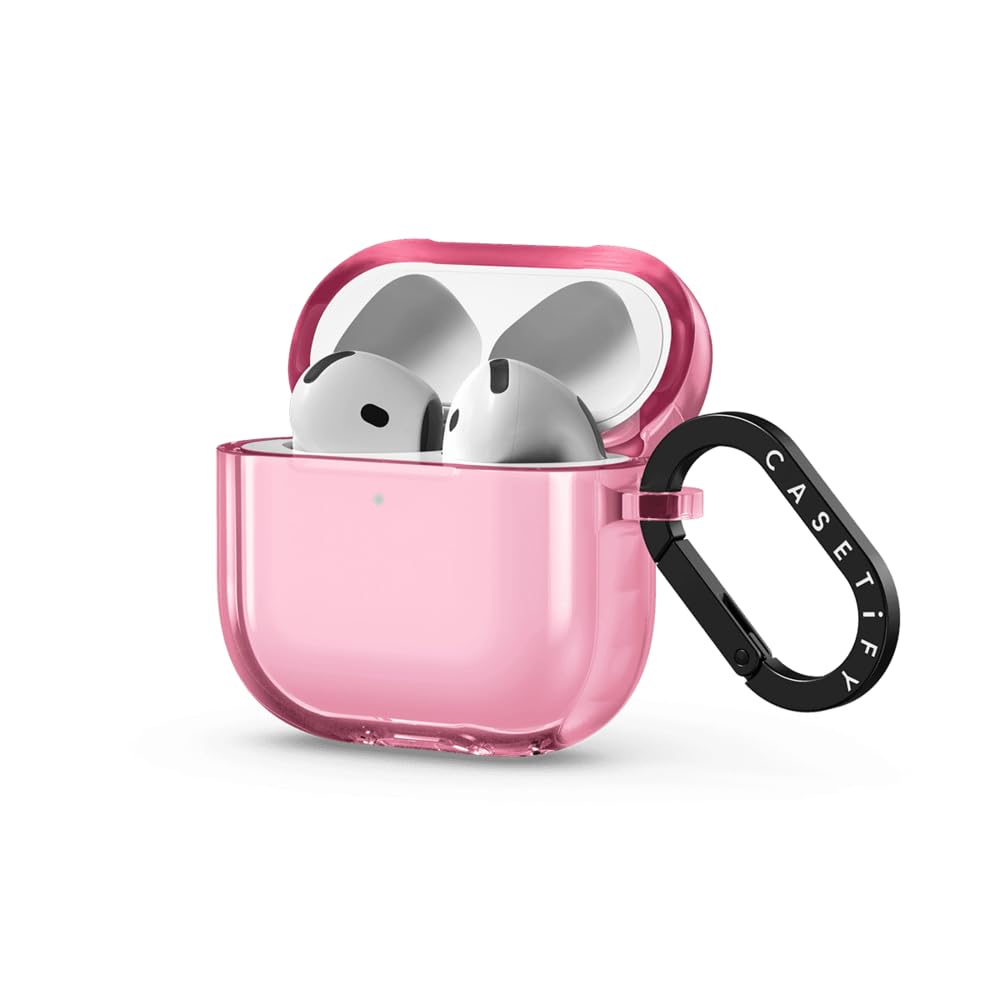 Amazon | CASETiFY インパクト ケース AirPods 4 - ピンク | イヤホン