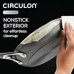 Circulon Radiance Hard Anodized Nonstick Frying Pan Set, 3-Piece, Gray - Image 6