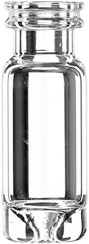 neochrom High Revovery Fläschchen mit Schnappring, Weite Öffnung, Klarglas, 2mL Kapazität, 12mm Durchmesser, 32mm Höhe, 100 Stück