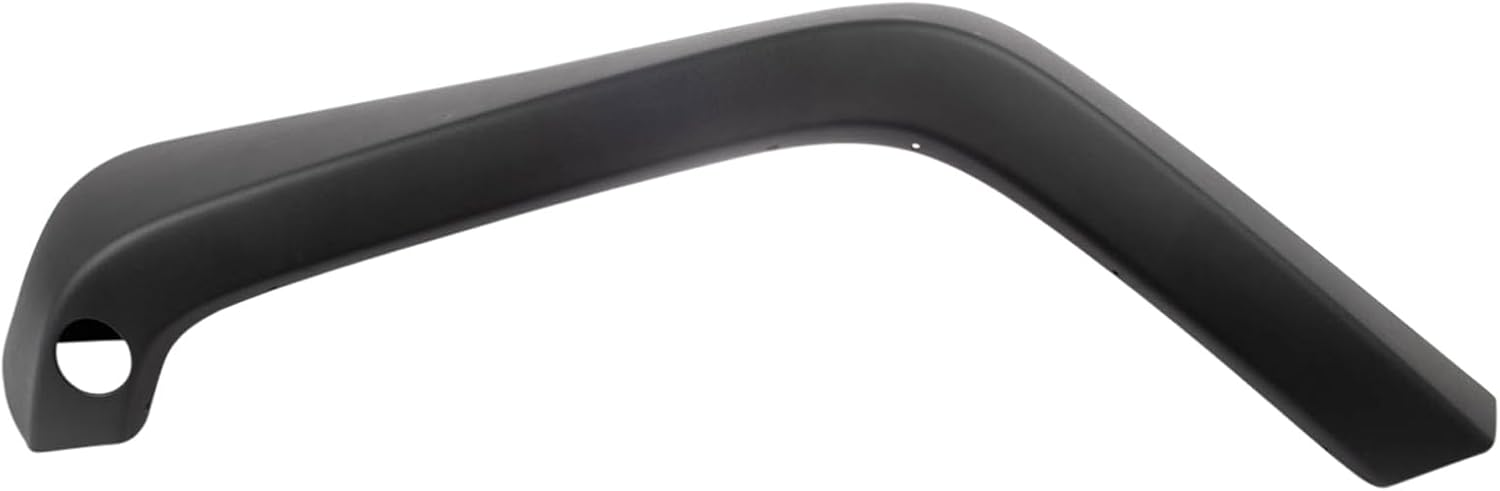 Front Left Wheel Arch Molding Black Driver Side Compatible with 2007-2017 Jeep Wrangler 2018 Wrangler JK CH1268119