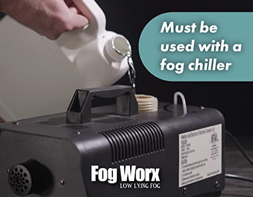 Fogworx Low Lying Fog Juice, Long Lasting Low Lying Indoor-Outdoor Fog, Designed Fog Chillers, Ground Foggers And Low Lying Fog Generators, 1 Quart #TOP2