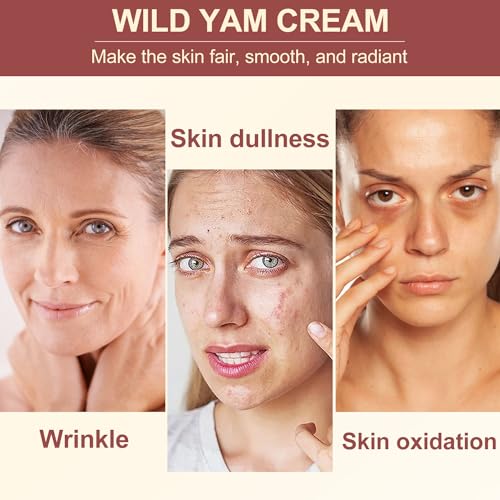Image of 2Pcs Wild Yam Cream, Wild Yam Cream Organic for Women, Wild Yam Moisturizing Cream, Women's Organic Wild Yam Root Cream for All Skin Types