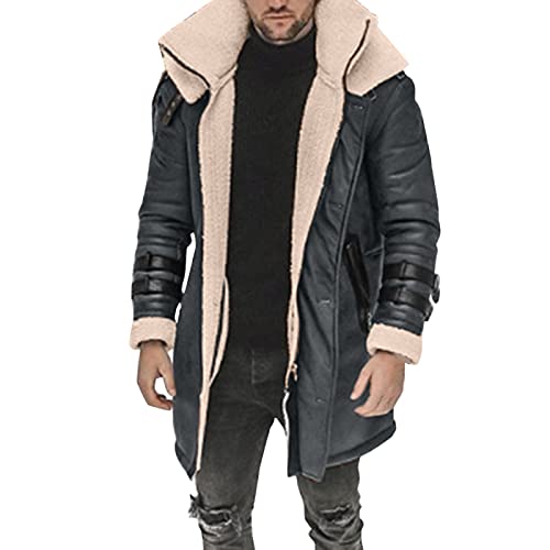 Veste en cuir véritable chaude et élégante le confort d'un hiver authentique