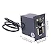 25W 60K Gear Motor 90RPM Adjustable Variable Gear Reducer Motor with StandElectric Single-Phase Reduction Gearbox High Torque Variable Speed Adjustable Controller Governor Combo for Industry 110V AC