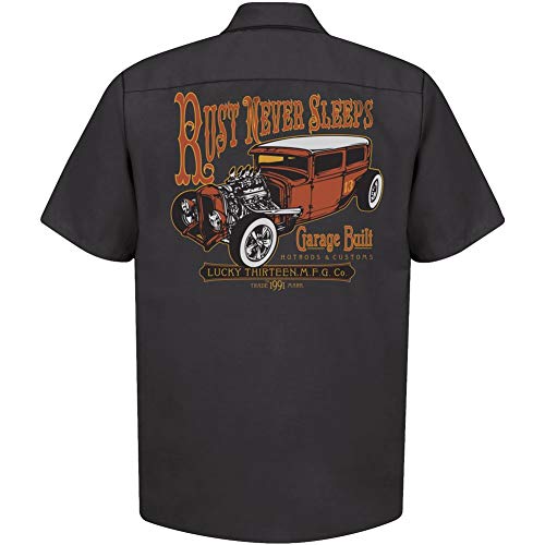 Men's The Rust Never Sleeps Work Shirt Black XL3
