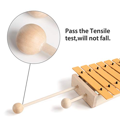 image for MUSICUBE 13 Keys Xylophone for Kids Wooden Xylophone Musical Instrumen