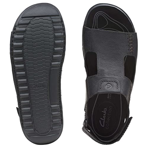 Image of Clarks mens 26165191 Black Sandal