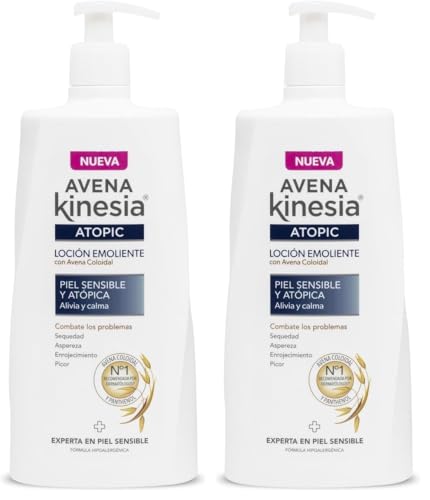 Avena Kinesia   Loción Corporal Atopic 400ml (Paquete de 2)
