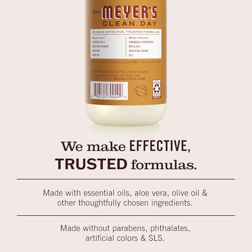 Image of Mrs. MEYER'S Liquid Hand Soap, 1 Apple Cider Scent & 1 Elderberry Scent, 12.5 FL OZ Each (Variety Pack)