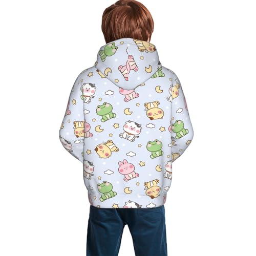Cute Animals Cartoon Kid Hoodies Boys Sweatshirts Girls Pullover with Pocket4