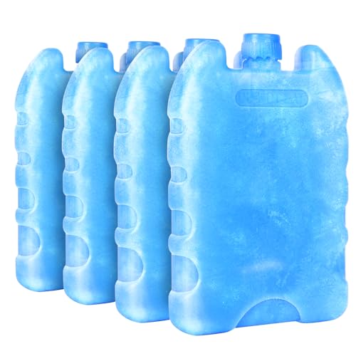 Image of Ice Packs for Lunch Boxes Cooler Tote Bags Reusable Refreezable Cold Slim Large Cheap Hard Protable Icepacks for Bento Shipping Beach Camp Car