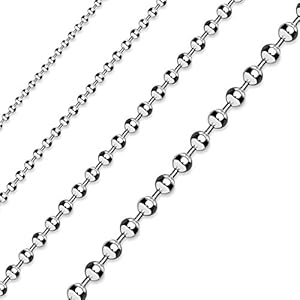 Collar Sin Marca Plata Unisex Collar De Acero Inoxidable Unisex - Cadena Masiva Plata - Grosor De 2 A 9mm - Joyería Minimalista Sin Marca Collar Acero Inoxidable Unisex