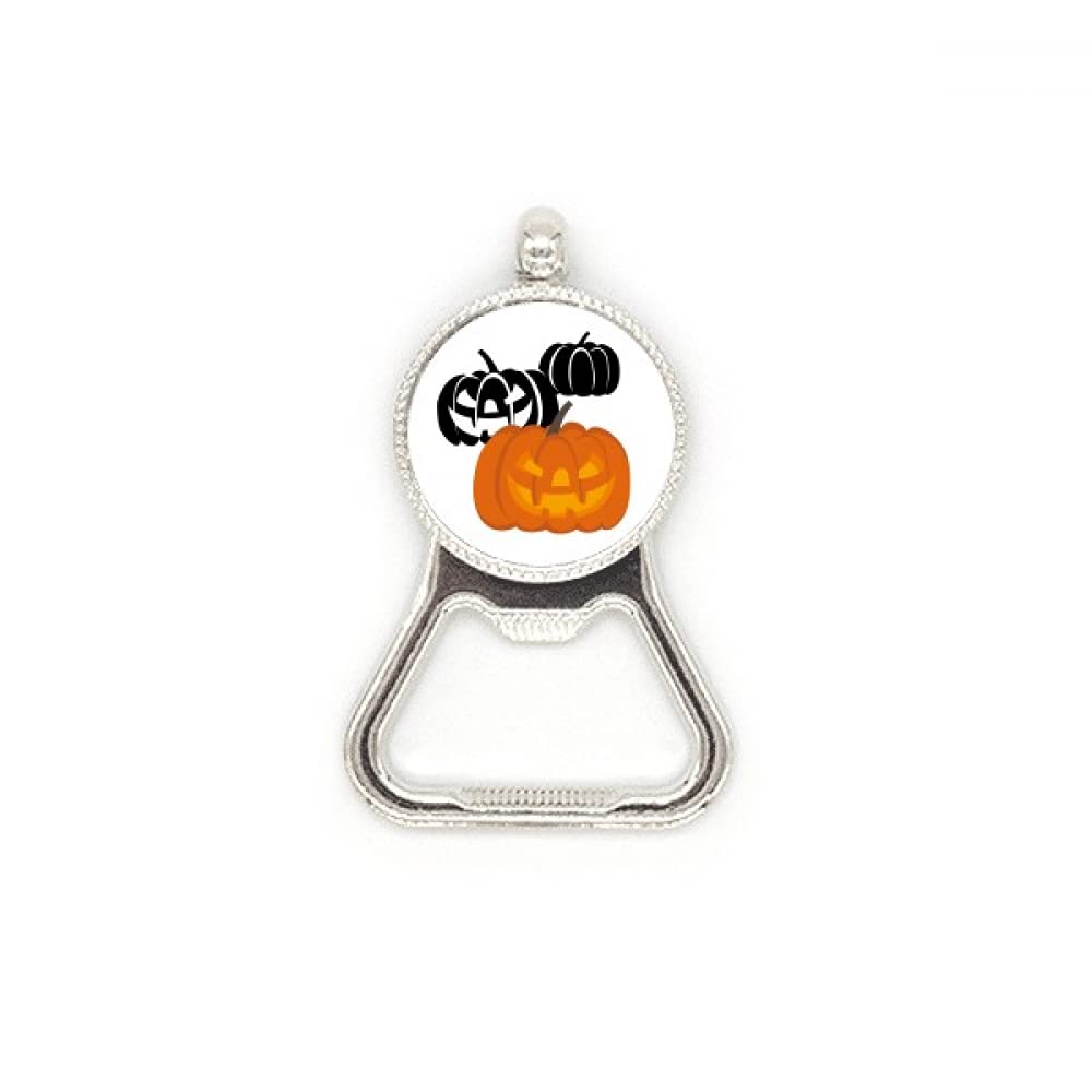 3 citrouilles en acier inoxydable décorations Halloween design moderne