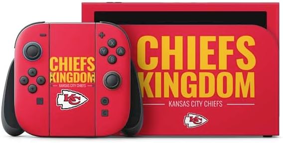 Skinit Decal Gaming Skin Compatible with Nintendo Switch 2 (2025) with Joy-Con - Officially Licensed NFL Kansas City Chiefs Red Blast Design