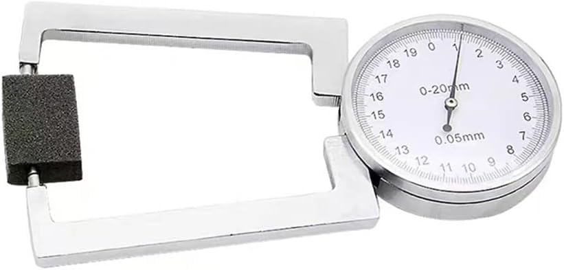 Calibrador de espesor de lentes para gafas 0-20mm con medidor de dial miniatura 1