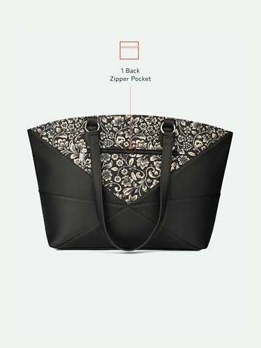 Image of ZOUK Rhea Kapoor Tote Bag - | Elegant Vegan Leather Tote for Women |