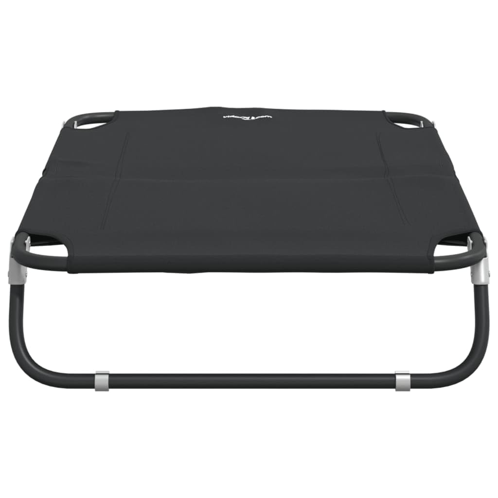 Cama para perros Cesta sofá Cómodo Plegable Tela Oxford y Acero Antracita 02_0043193