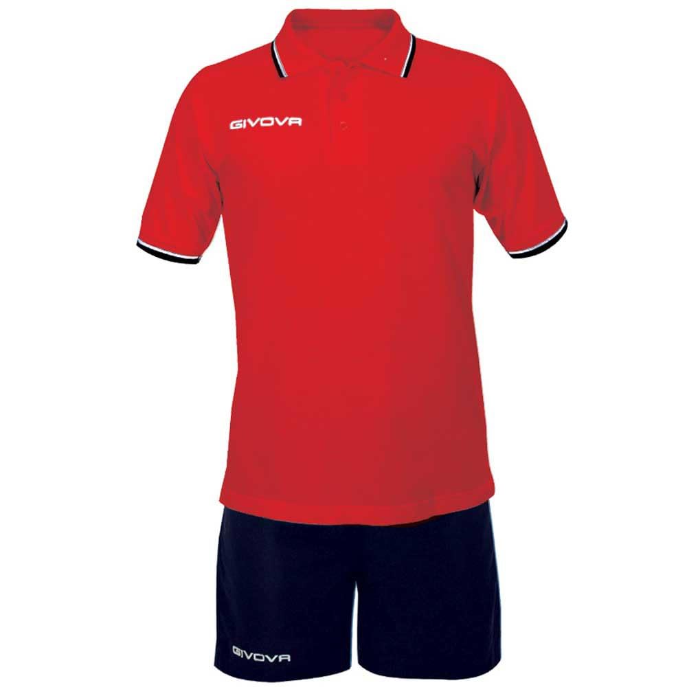 Givova KIT STREET ROSSO/BLU Tg. 4XS