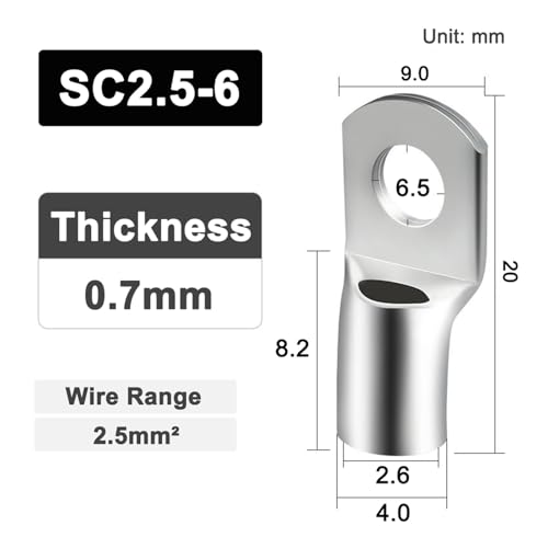 Cosses de câble électriques SC2.5-6 pour rénovation de tableau électrique - 2